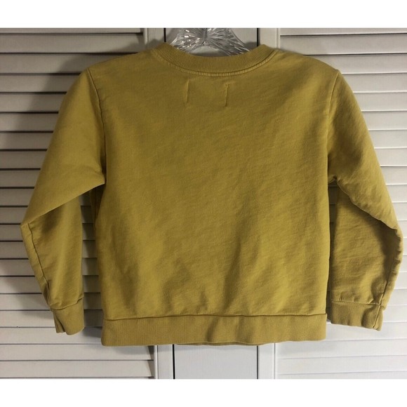 Tiny Whales Size 8 Wildflower Soul Yellow Sweatshirt - Picture 4 of 5